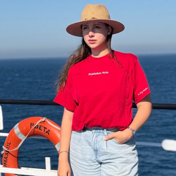 T-shirt zips secrets MAMMA MIA