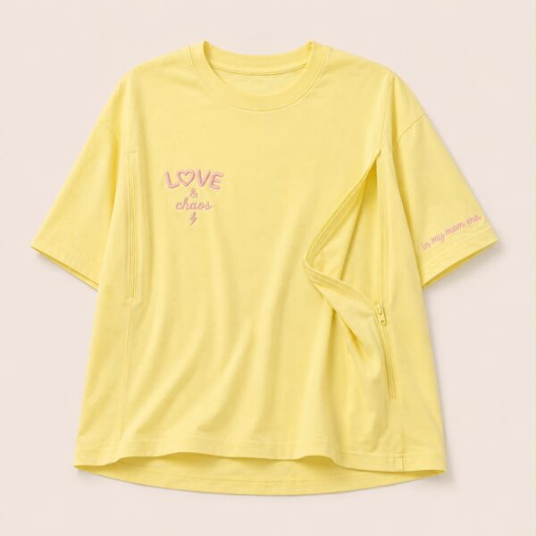 T-shirt zips secrets LOVE & CHAOS